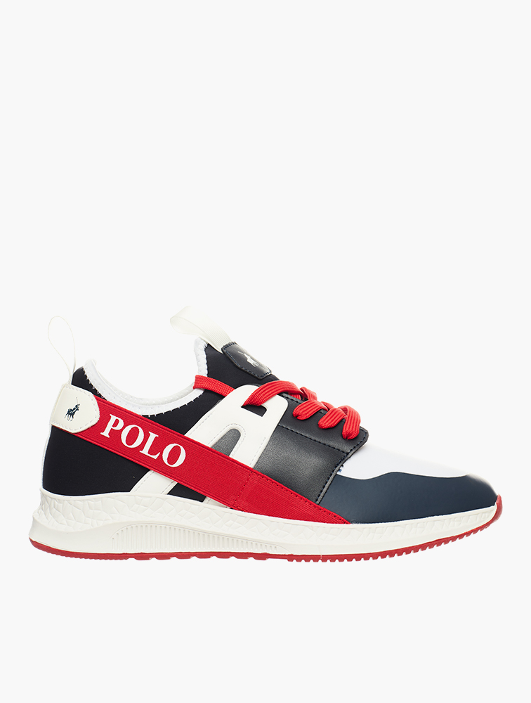 MyRunway | Shop Polo Nautical Athleisure Side Flash Polo Sneakers